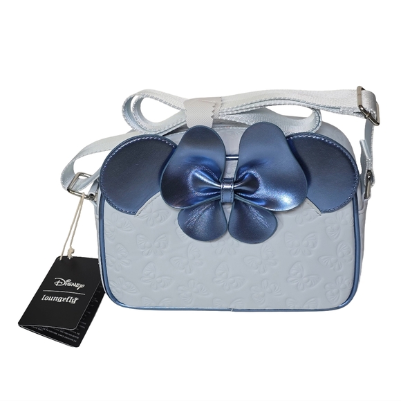 Loungefly Handbags - Loungefly Disney Minnie Mouse Butterfly Bow Crossbody Bag NWT